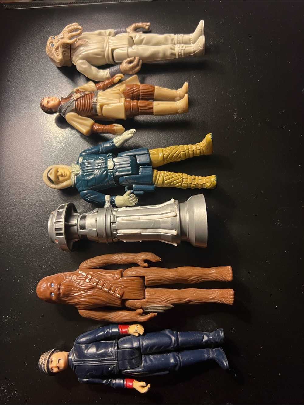 1980’s (6) Star Wars Vintage Action Figure Lot - (4”)
